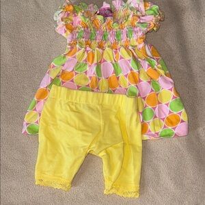 Baby Girl's Colorful Dress Set